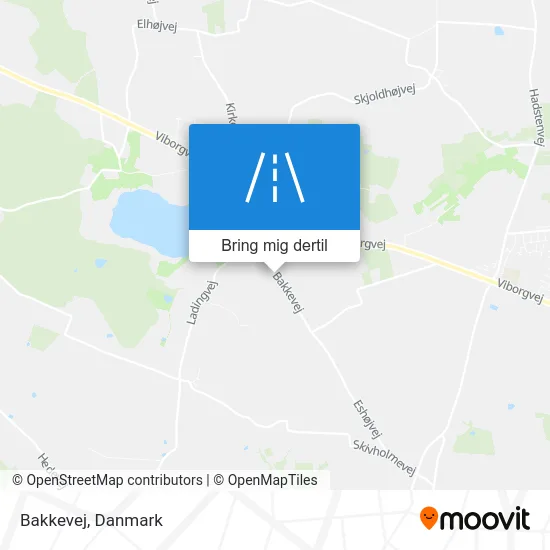 Bakkevej kort