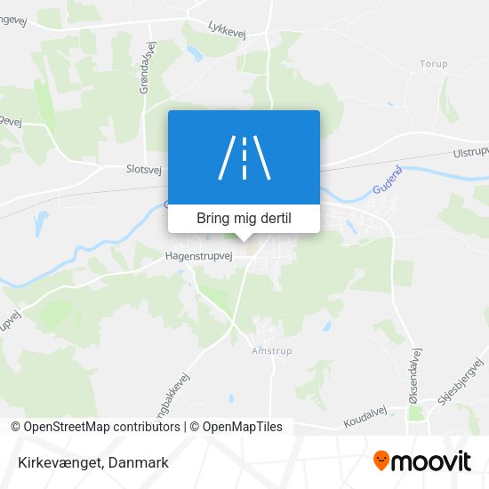 Kirkevænget kort