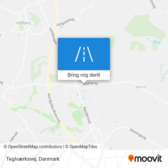 Teglværksvej kort
