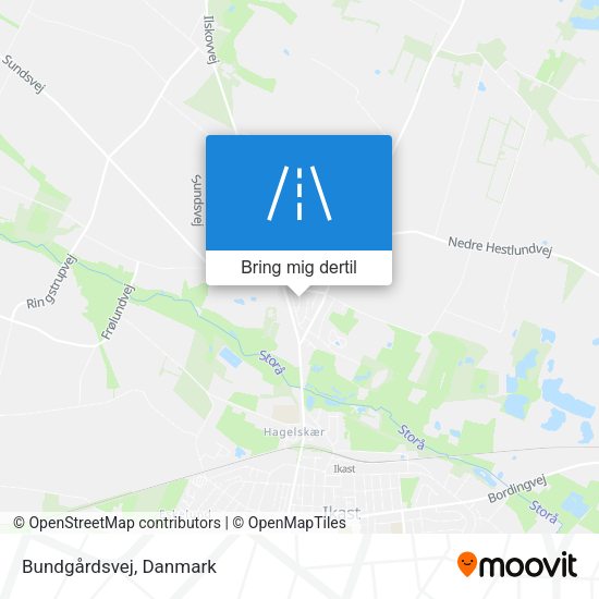 Bundgårdsvej kort