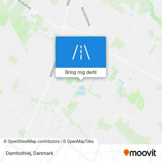 Damholtvej kort