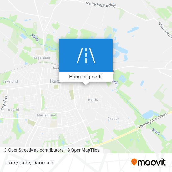 Færøgade kort