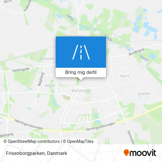 Frisenborgparken kort