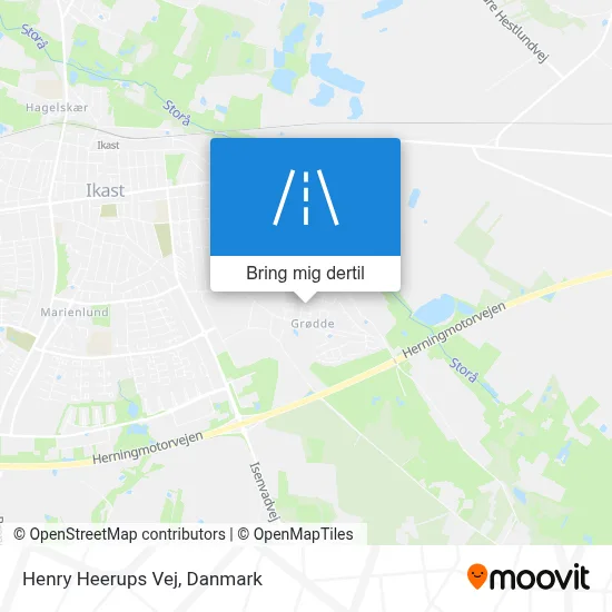 Henry Heerups Vej kort