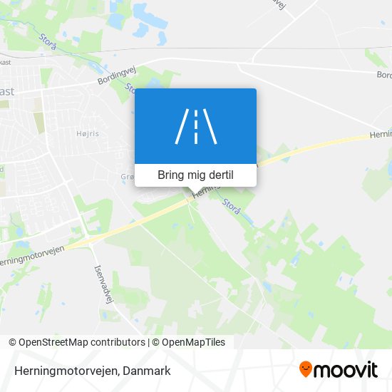 Herningmotorvejen kort