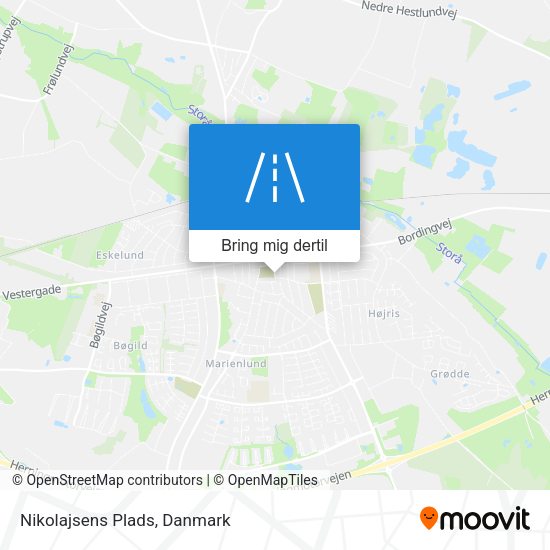 Nikolajsens Plads kort
