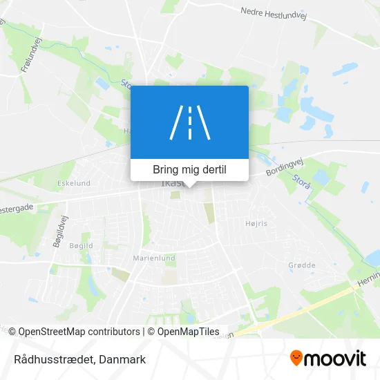 Rådhusstrædet kort