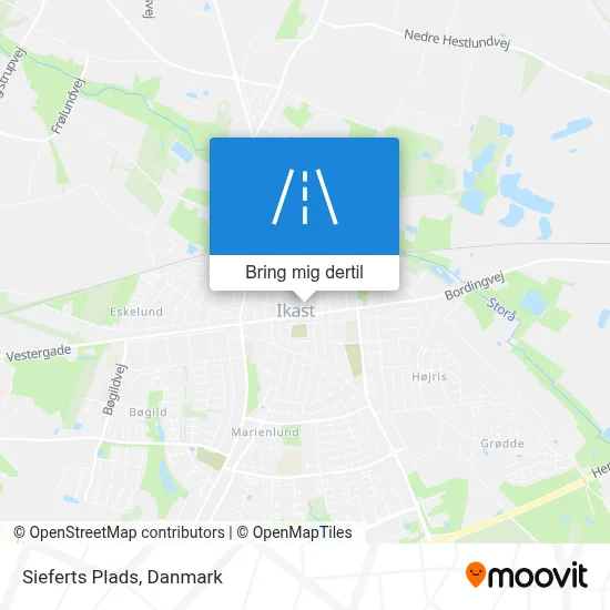 Sieferts Plads kort