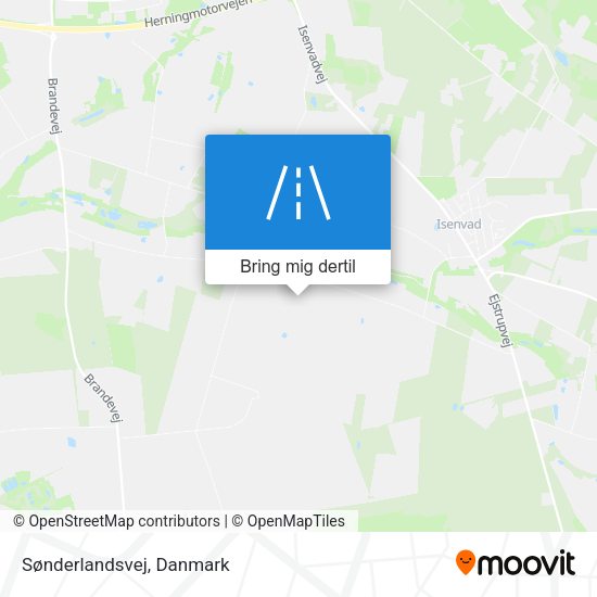 Sønderlandsvej kort