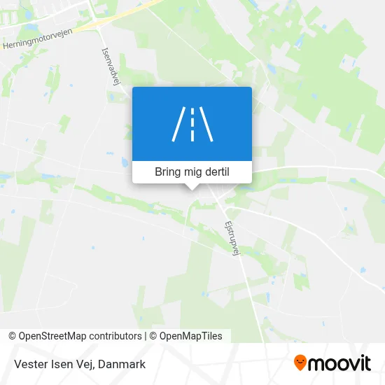 Vester Isen Vej kort