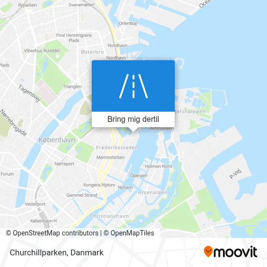 Churchillparken kort