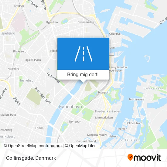 Collinsgade kort