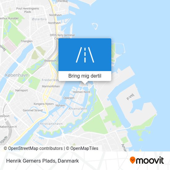 Henrik Gerners Plads kort