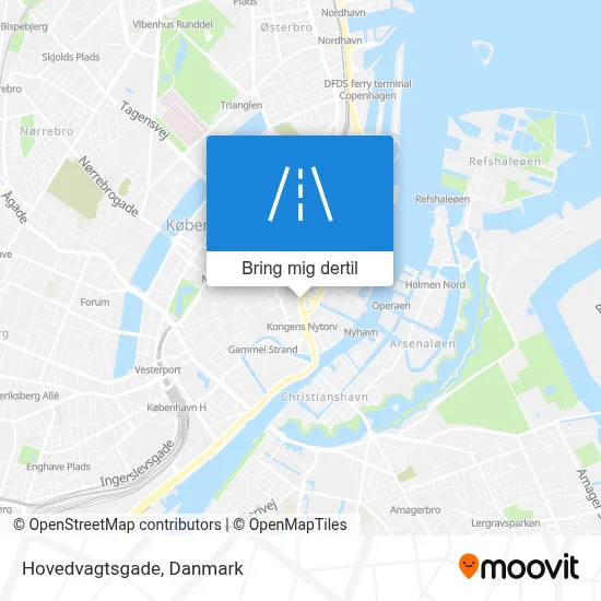 Hovedvagtsgade kort