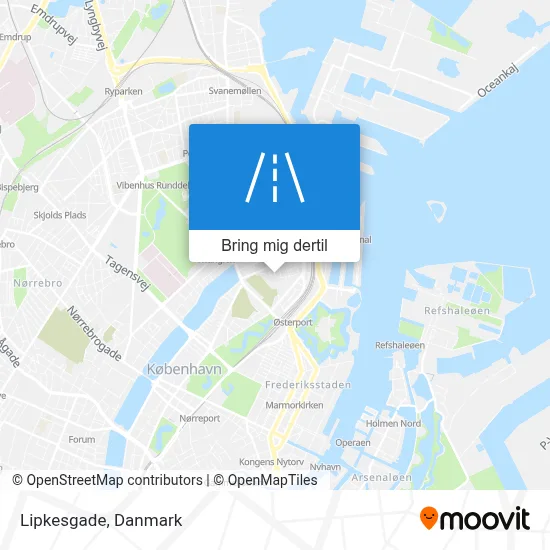 Lipkesgade kort