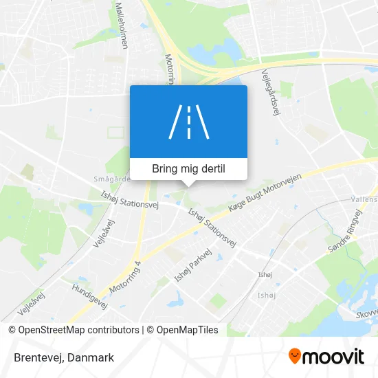 Brentevej kort