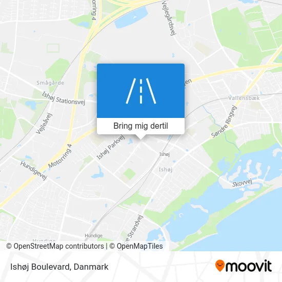 Ishøj Boulevard kort