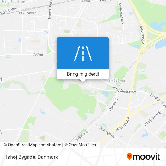 Ishøj Bygade kort