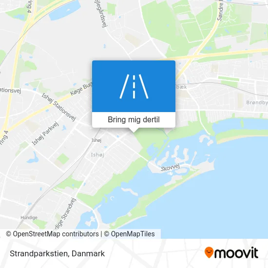 Strandparkstien kort