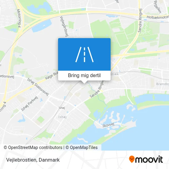 Vejlebrostien kort
