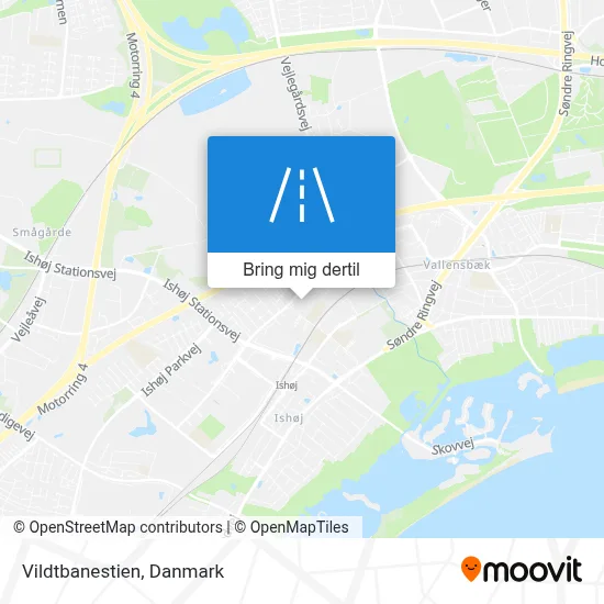 Vildtbanestien kort