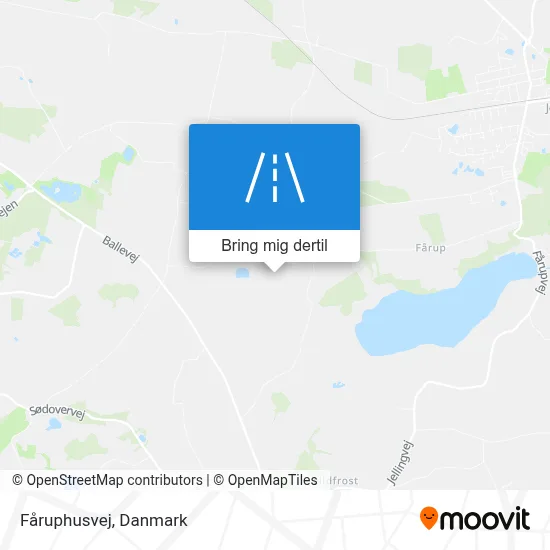 Fåruphusvej kort