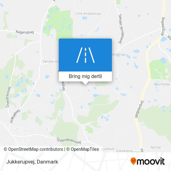 Jukkerupvej kort