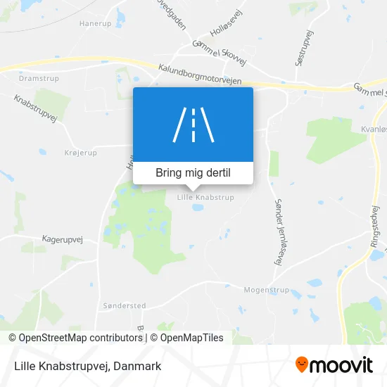 Lille Knabstrupvej kort