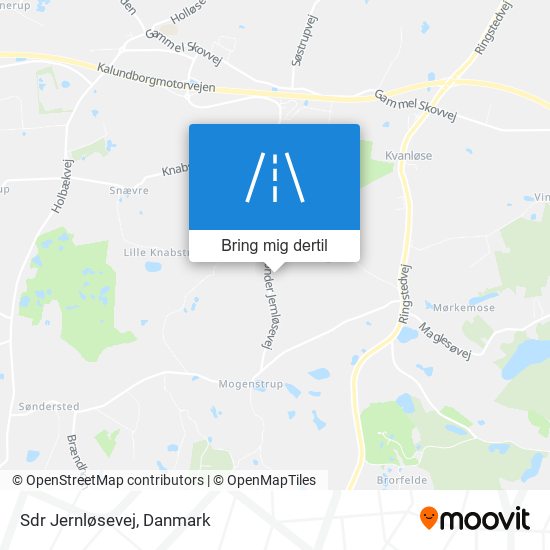 Sdr Jernløsevej kort