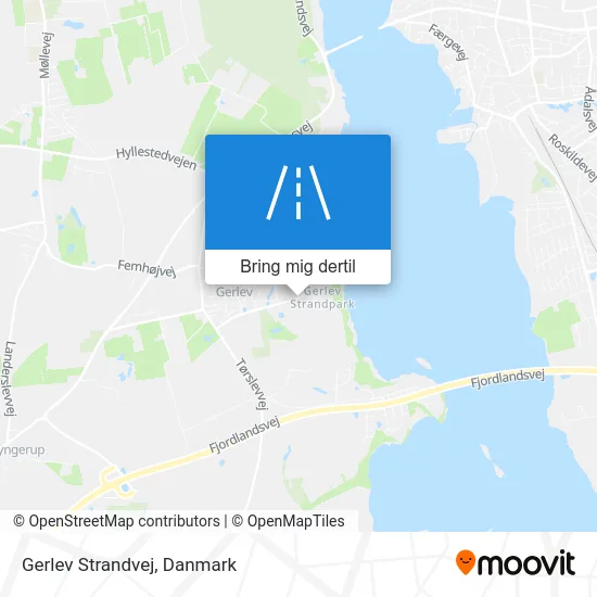 Gerlev Strandvej kort