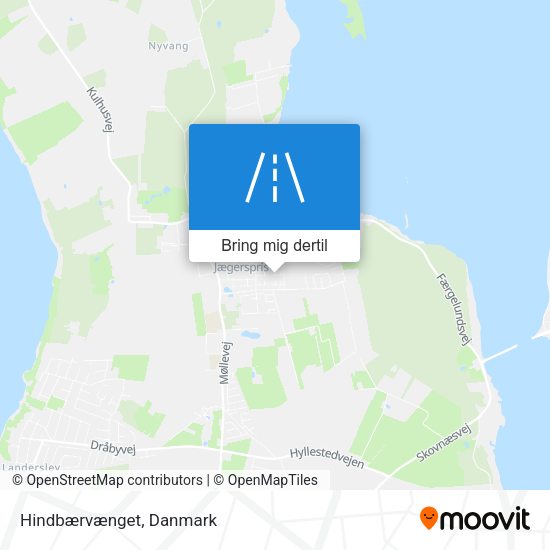 Hindbærvænget kort
