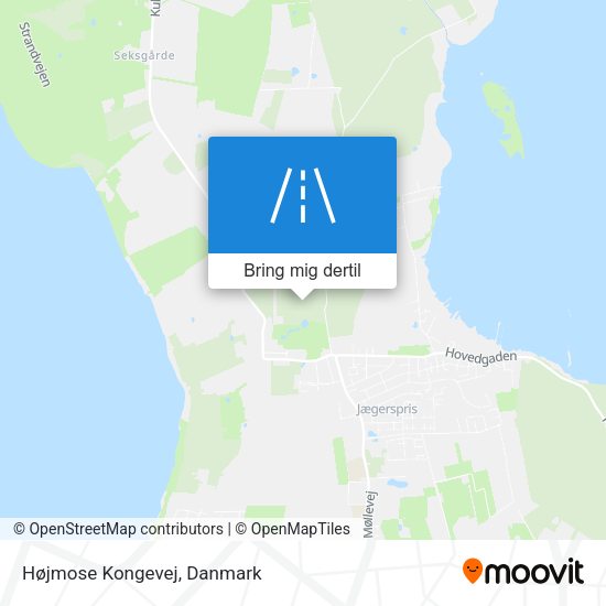 Højmose Kongevej kort