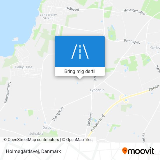 Holmegårdsvej kort