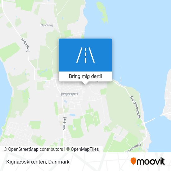 Kignæsskrænten kort