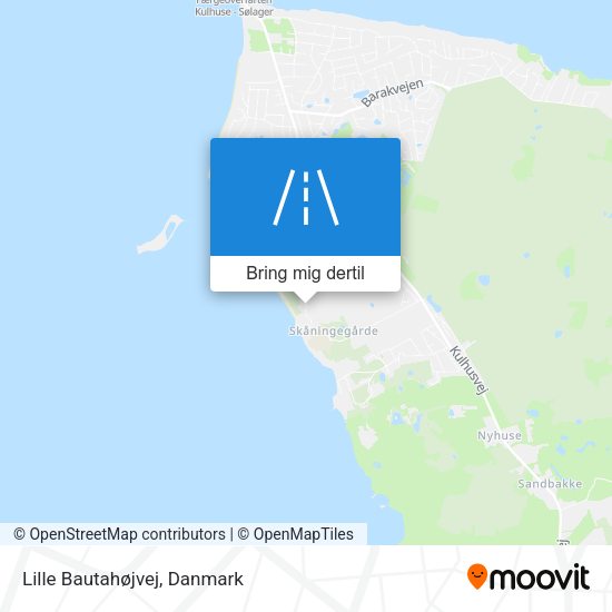 Lille Bautahøjvej kort