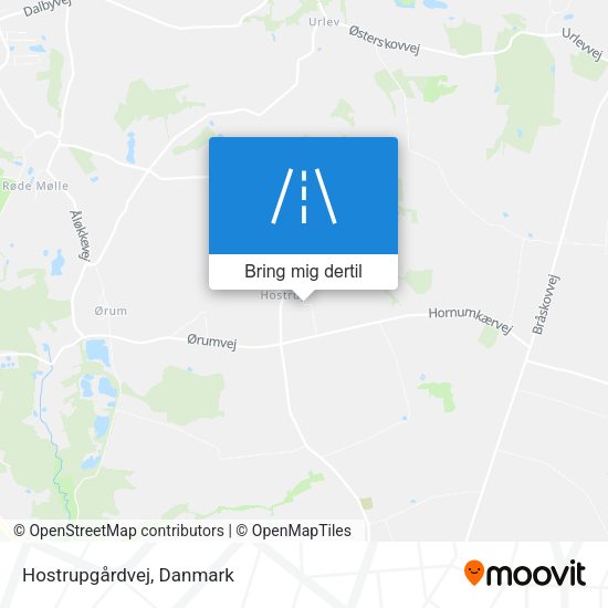Hostrupgårdvej kort