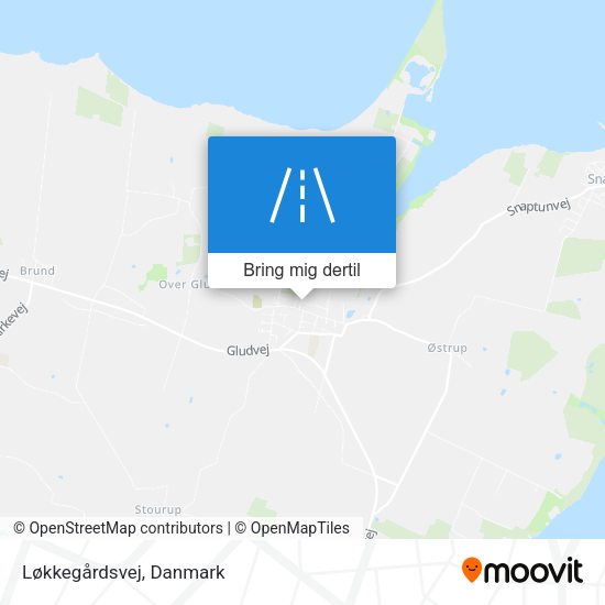 Løkkegårdsvej kort