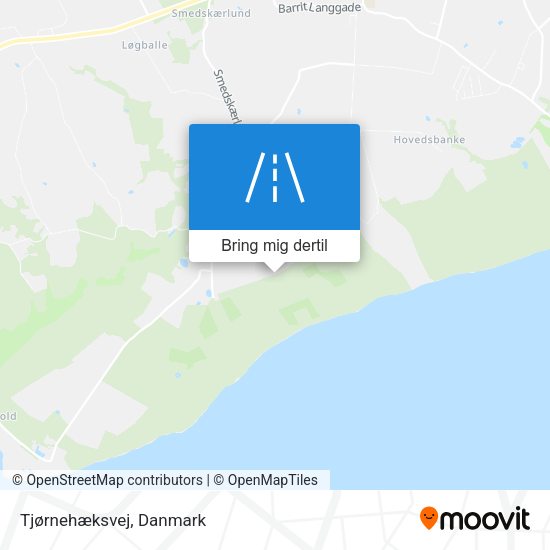 Tjørnehæksvej kort