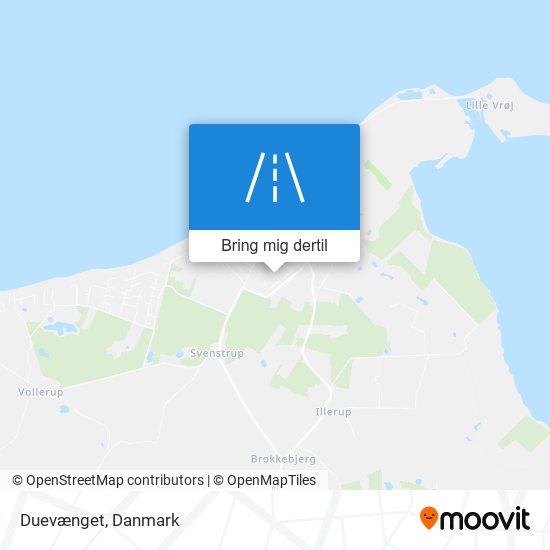 Duevænget kort