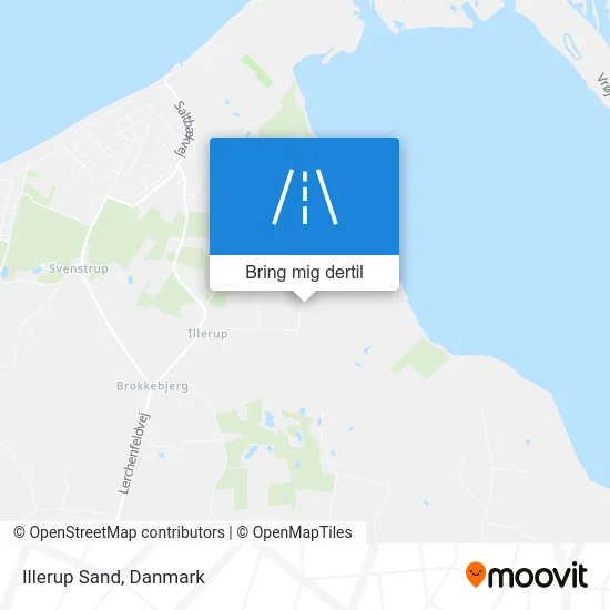 Illerup Sand kort