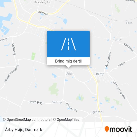 Årby Høje kort