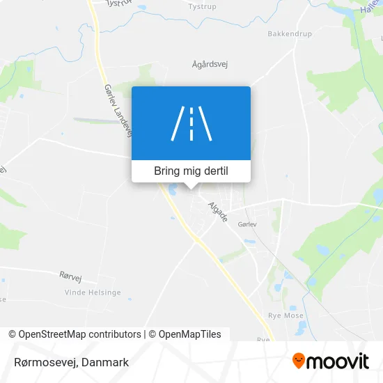 Rørmosevej kort