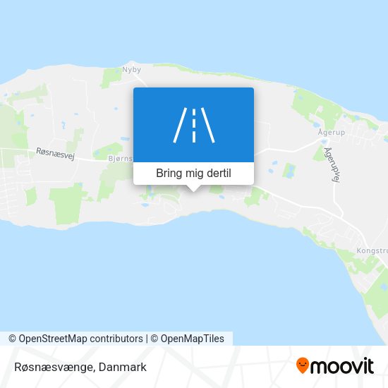 Røsnæsvænge kort