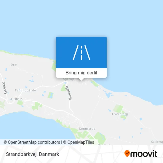 Strandparkvej kort