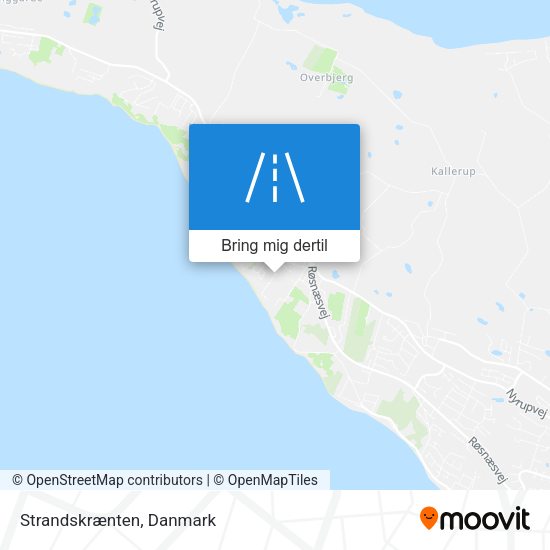 Strandskrænten kort