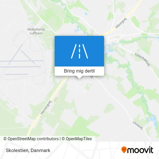 Skolestien kort