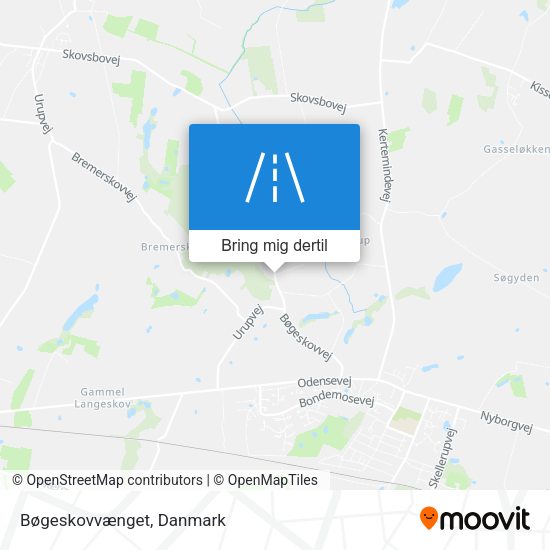 Bøgeskovvænget kort