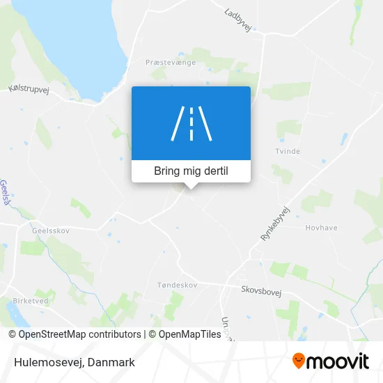 Hulemosevej kort
