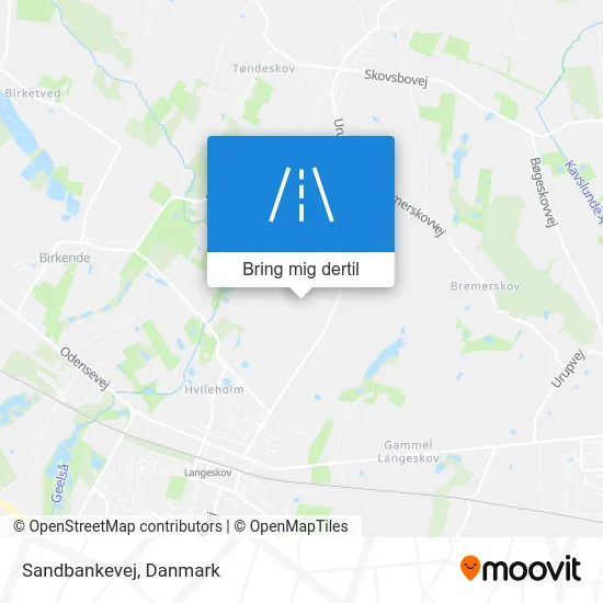 Sandbankevej kort
