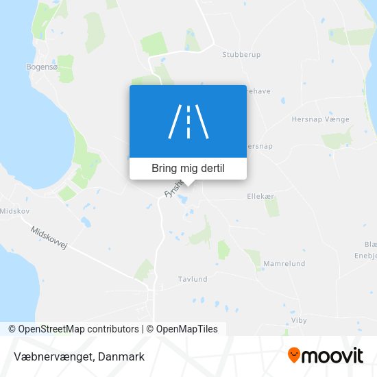Væbnervænget kort